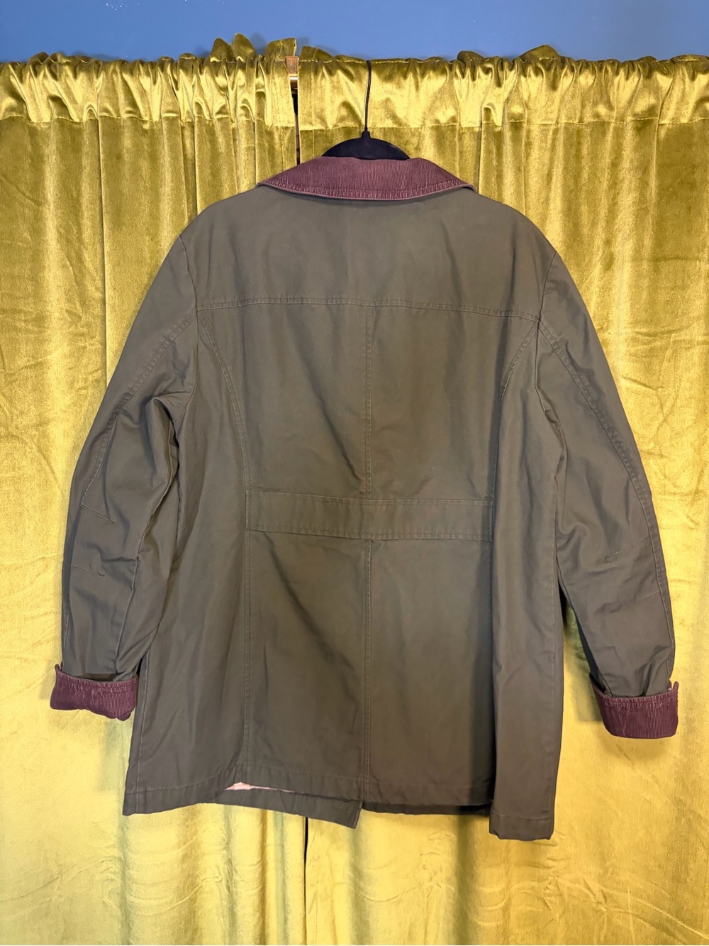 LL Bean Adirondack Barn Coat Flannel-Lined in Color Loren Size Large Retail $150 - Picture 13 of 13